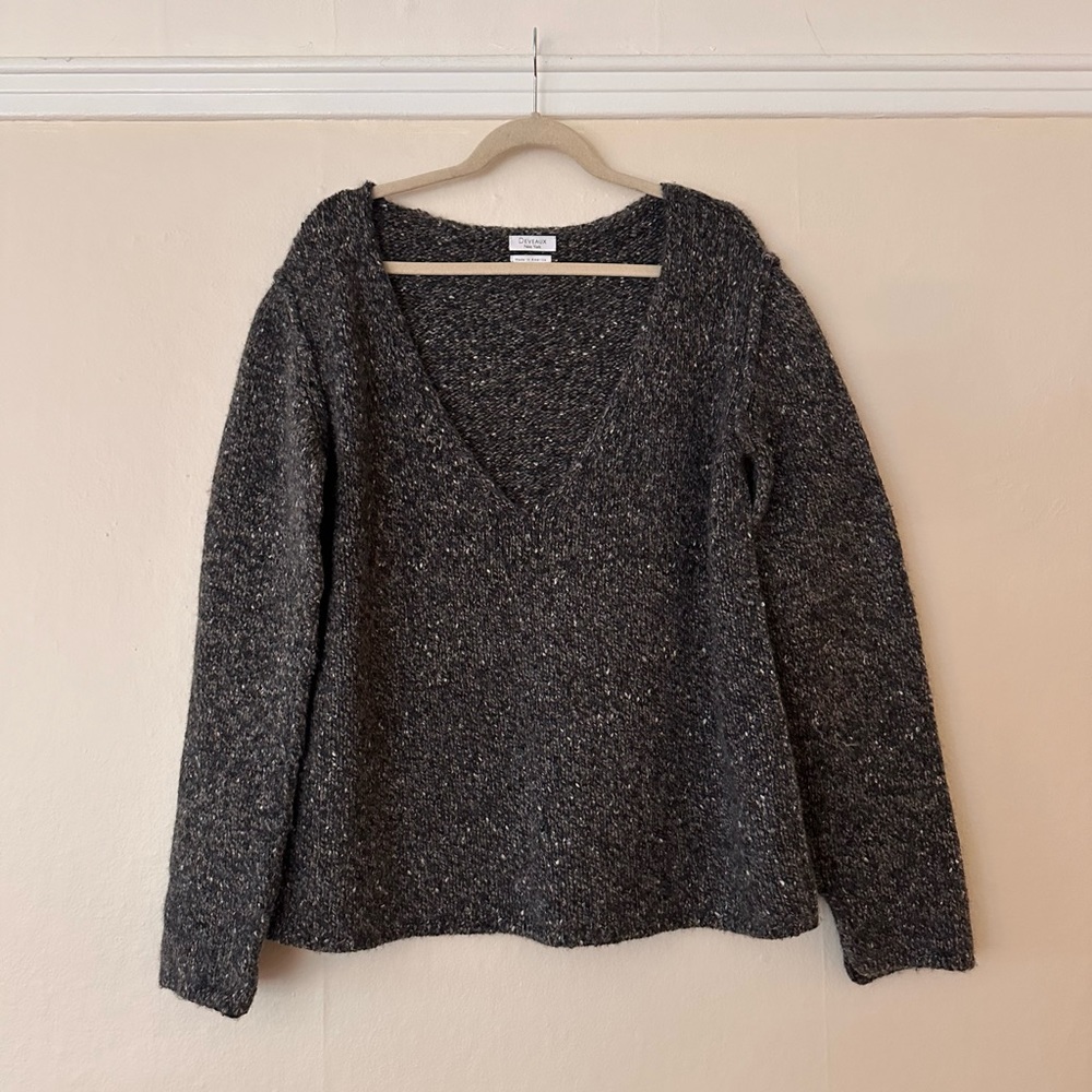 Deveaux Chunky Knit Cashmere Sweater